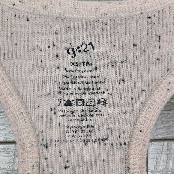George G21 Pink Racerback Tank Top XS - Picture 12 of 16